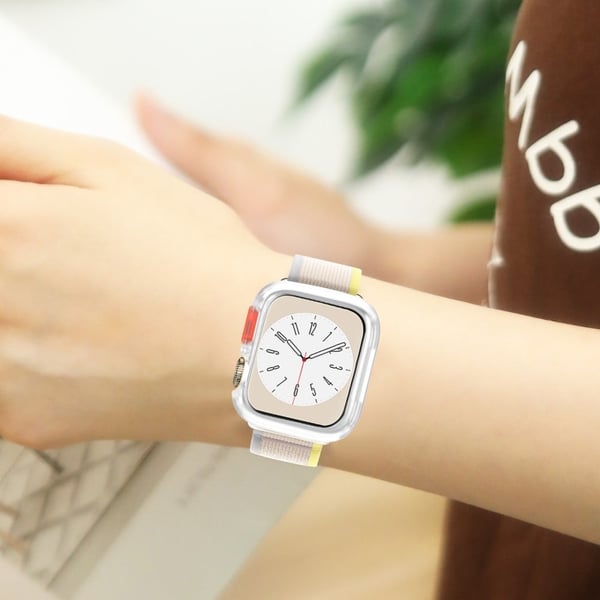 Apple Watch Ultra 2 / Ultra 49 mm fallsikkert, hult, fleksibelt urdeksel - Gjennomsiktig