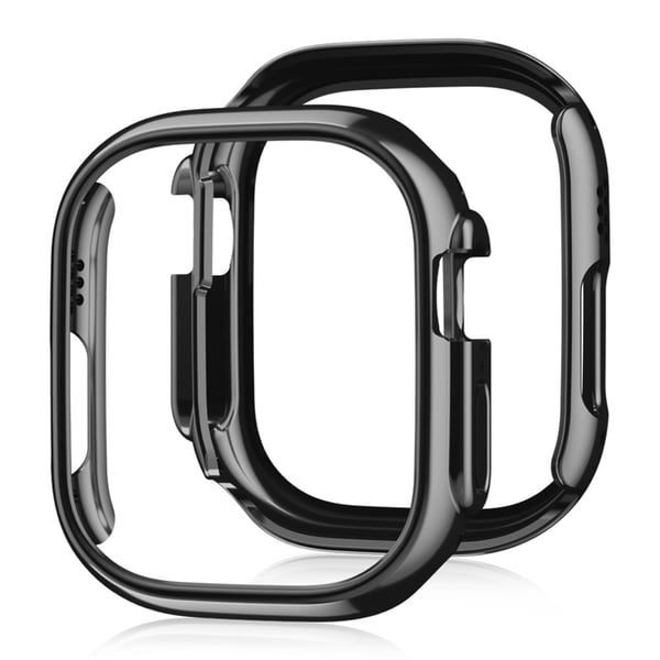Apple Watch Ultra 2 / Ultra 49mm Watch Frame Case Stødabsorberende bumpresistent cover - Sort