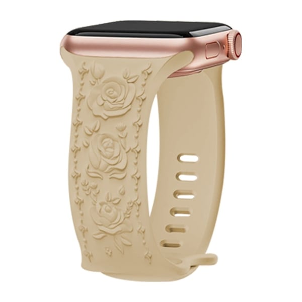 Pregede reimer Apple Watch Series 49mm - 45mm - 44mm - 42mmSilikonbånd - Melkete