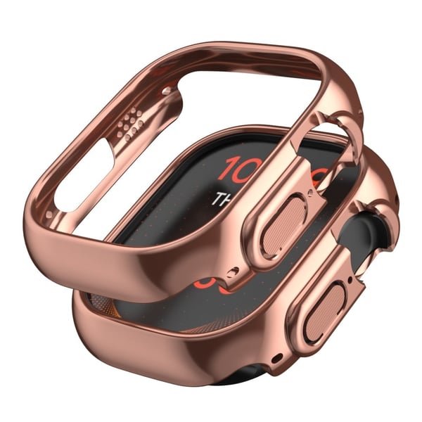 Apple Watch Ultra 2 / Ultra 49mm Watch Frame Case Støtabsorberende støtsikkert deksel - Rose Gull