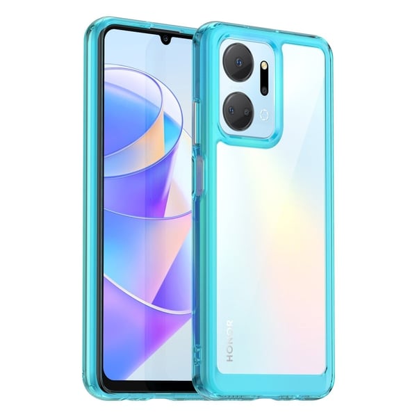 Honor X7a smart akryldeksel - Gjennomsiktig Blå