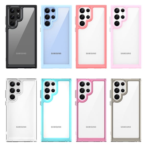 Samsung Galaxy S22 Ultra smart akryl cover - Transparent