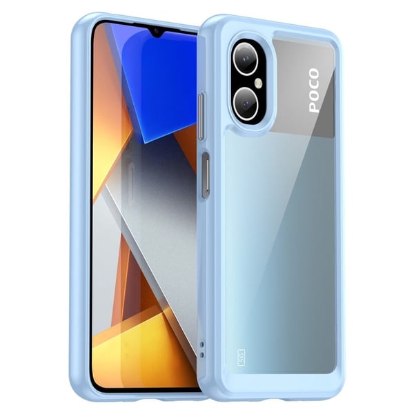 Xiaomi Poco M4 5G smart akryldeksel - Blå