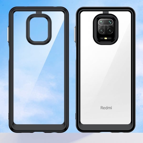 Xiaomi Redmi Note 9 Pro / Xiaomi Redmi Note 9 Pro Max / Xiaomi Redmi Note 9S / Xiaomi Mi 10 Lite 5G / Xiaomi Poco M2 Pro smart akryldeksel - Svart