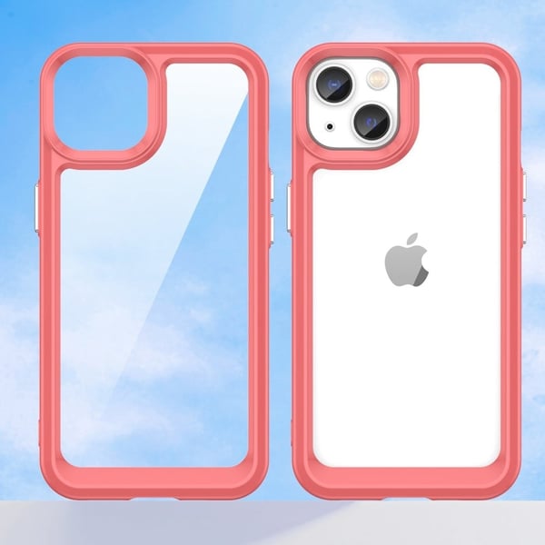 iPhone 14 Plus smart akryldeksel - Rød