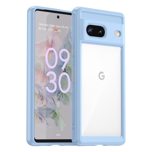 Google Pixel 7 smart telefonskal i akryl - Blå