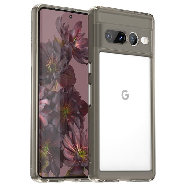 Google Pixel 7 Pro smart akryldeksel - Gjennomsiktig Grå