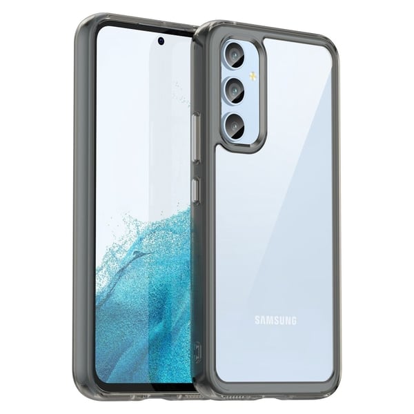 Samsung Galaxy A54 smart akryldeksel - Gjennomsiktig Grå