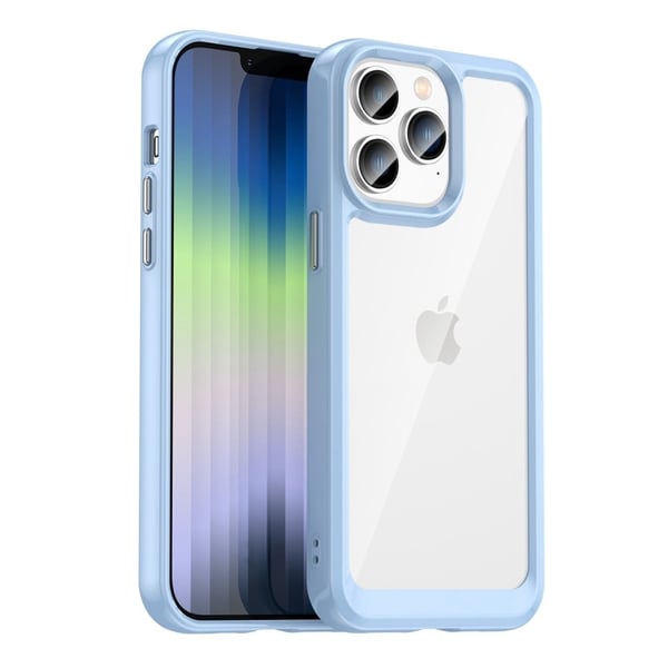 iPhone 14 Pro älykäs akryylikansi - Sininen