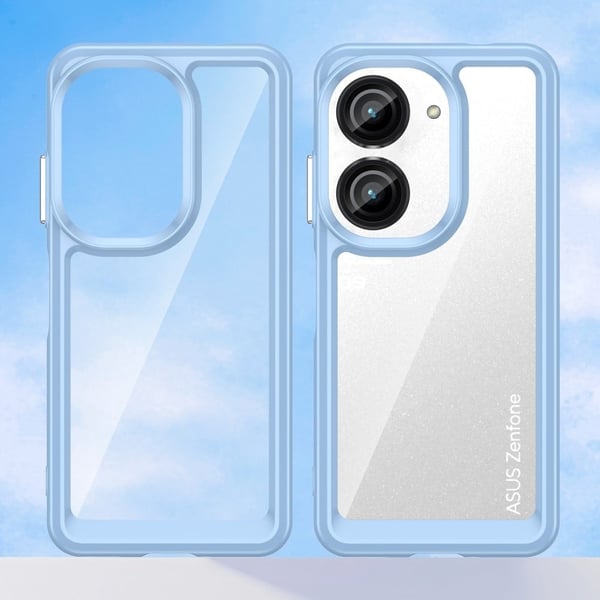 Asus Zenfone 9 / Asus Zenfone 10 smart akryldeksel - Blå