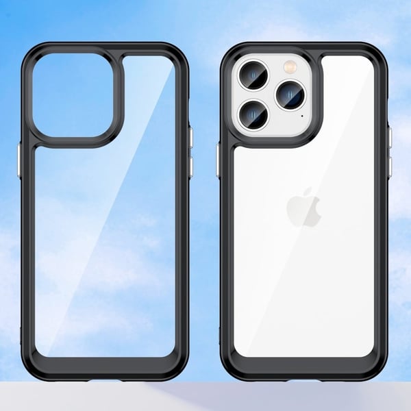 iPhone 14 Pro Max smart akryldeksel - Svart