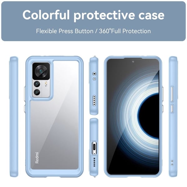 Xiaomi 12T Pro älykäs akryylikansi - Sininen