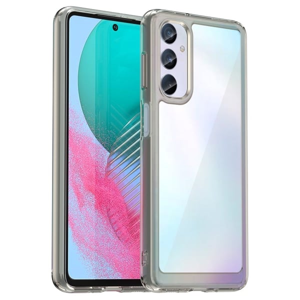 Samsung Galaxy M54 / Samsung Galaxy F54 smart akryldeksel - Gjennomsiktig Grå