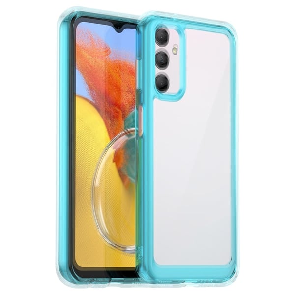 Samsung Galaxy M14 smart akryldeksel - Gjennomsiktig Blå