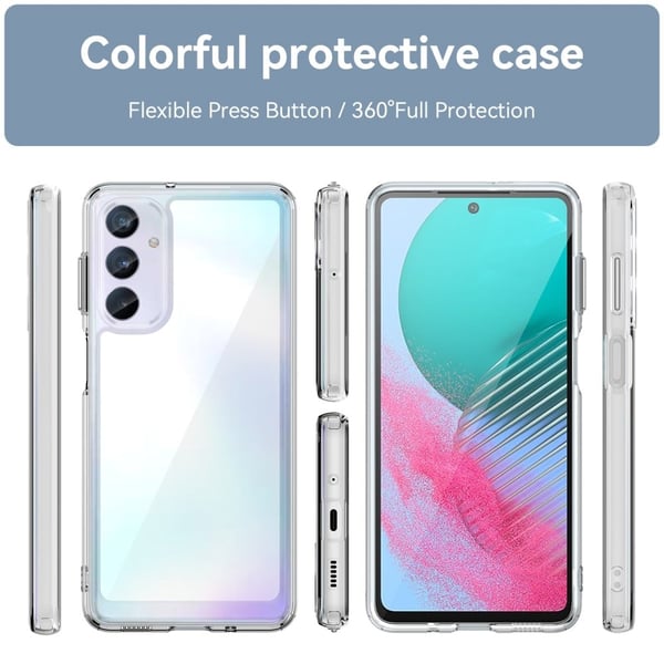 Samsung Galaxy M54 / Samsung Galaxy F54 smart akryldeksel - Gjennomsiktig