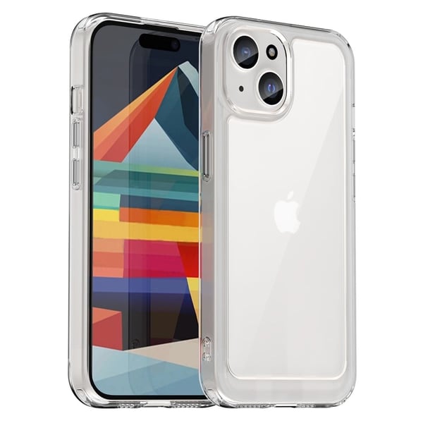 iPhone 15 smart akryldeksel - Gjennomsiktig iPhone 15 smart akryldeksel - Gjennomsiktig