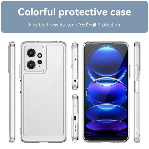 Xiaomi Redmi Note 12 smart akryl cover - Transparent
