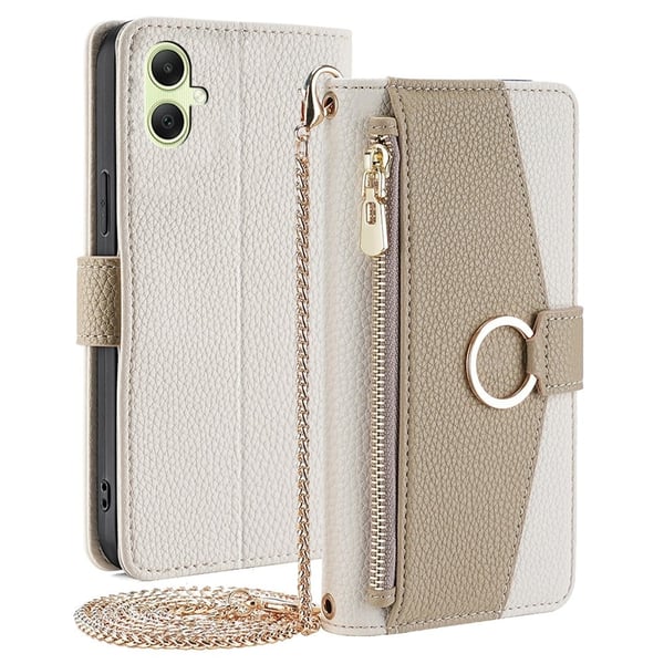 Samsung Galaxy A05 vegansk skinnveske - Hvit