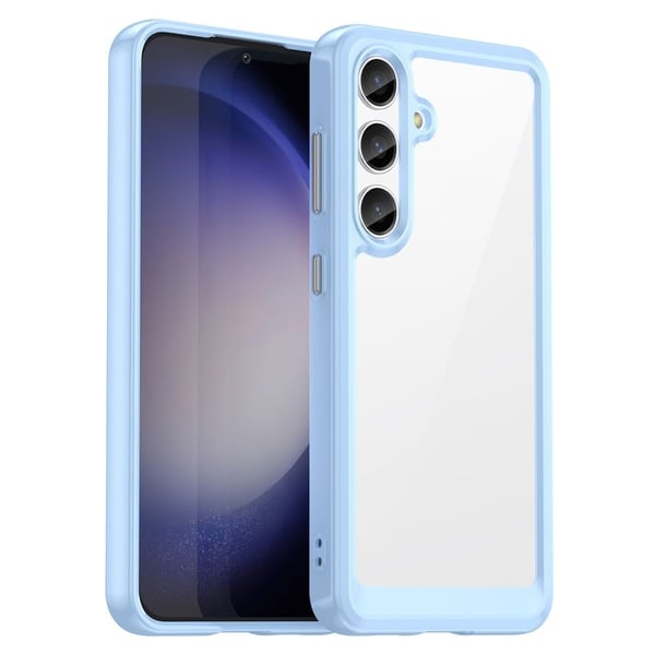 Samsung Galaxy S24 älykäs akryylikansi - Sininen