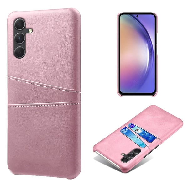 Dual Card Samsung Galaxy A35 cover - Rødguld