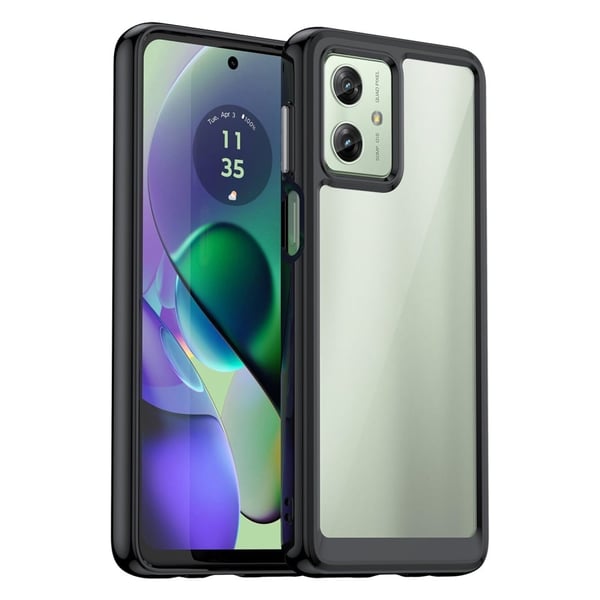 Motorola Moto G54 smart akryldeksel - Svart