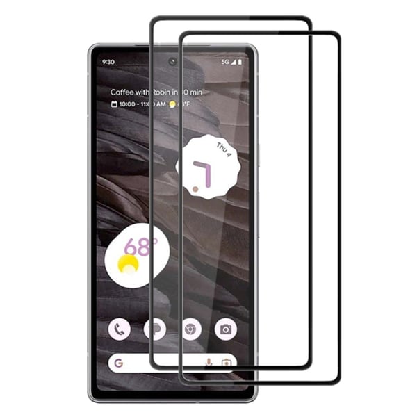 2 kpl AMORUS erittäin vahva lasinen näytönsuoja Google Pixel 8A