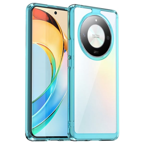 Honor Magic 6 Lite / Honor X50 / Realme X50 Pro 5G / Honor X9b smart akryldeksel - Gjennomsiktig Blå
