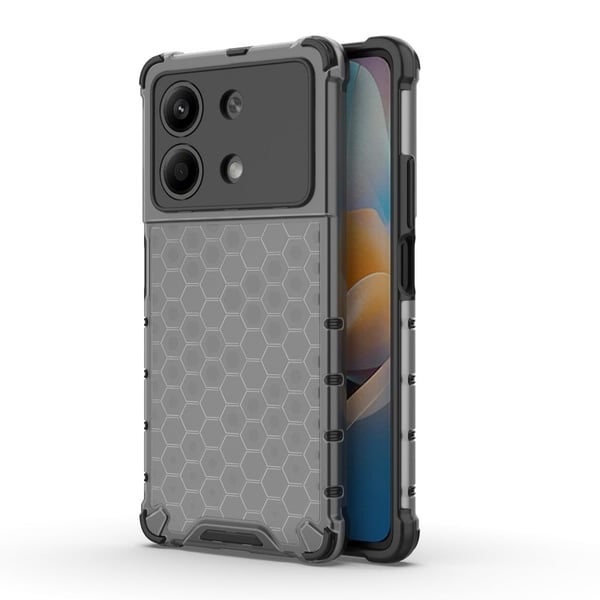Bofink Honeycomb Xiaomi Redmi Note 13R Pro deksel - Svart
