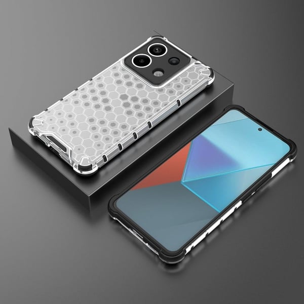Bofink Honeycomb Xiaomi Redmi Note 13 Pro 5G / Xiaomi Poco X6 deksel - Grå