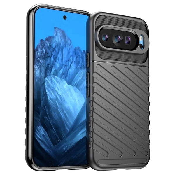 Thunder Google Pixel 9 deksel - Svart Thunder Google Pixel 9 deksel - Svart