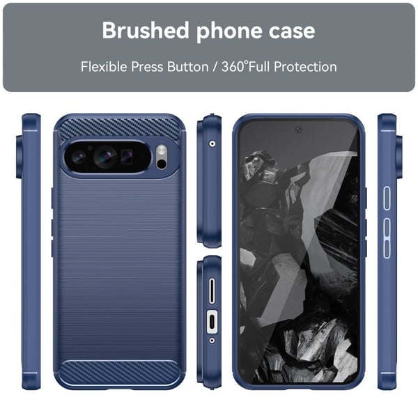 Carbon Flex Google Pixel 9 Pro XL kotelot - Sininen