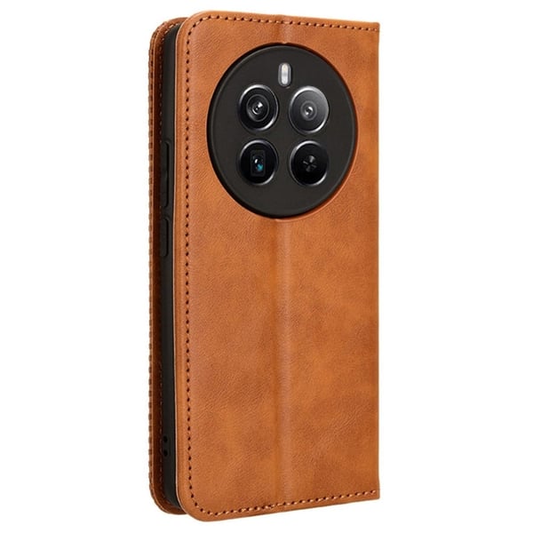Bofink Vintage Realme 12 Pro lærveske - Brun