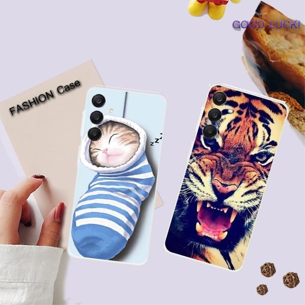 Imagine Samsung Galaxy A25 cover - Blomster