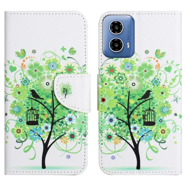 Wonderland Motorola Moto G24 flip-etui - Grønt Tre