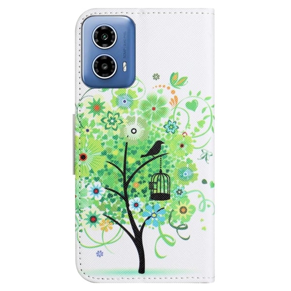 Wonderland Motorola Moto G24 flip-etui - Grønt Tre