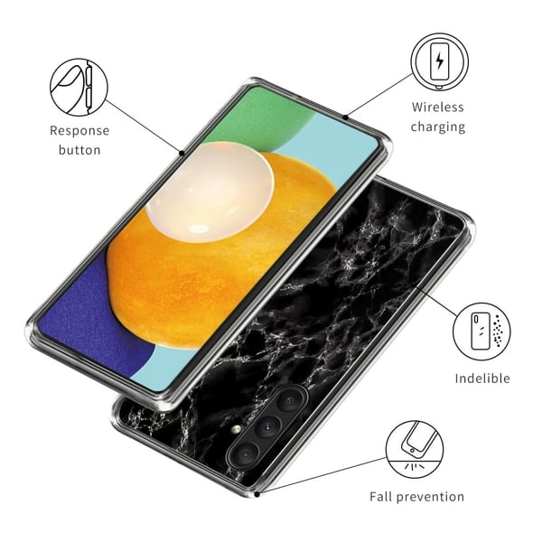 Deco Samsung Galaxy A24 4G deksel - Marmorstruktur