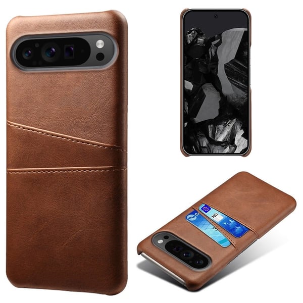 Dual Card Google Pixel 9 Pro XL deksel - Brun