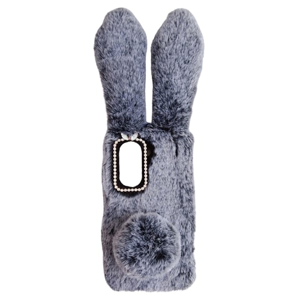 Fluffy Rabbit Asus Zenfone 9 deksel - Mørkegrå