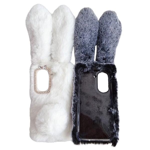 Fluffy Rabbit Asus Zenfone 9 deksel - Svart