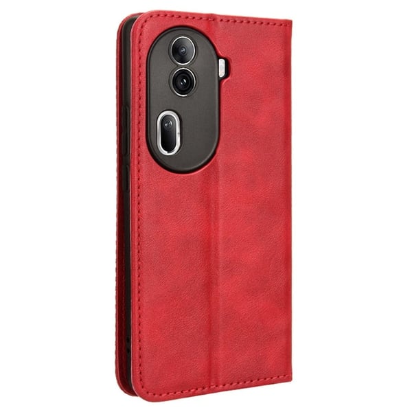 Bofink Vintage Oppo Reno11 / Oppo Reno11 Pro lærveske - Rød