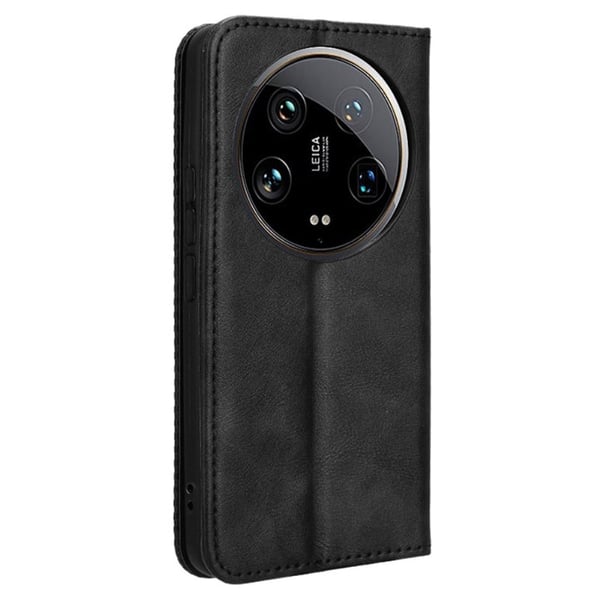 Bofink Vintage Xiaomi 14 Ultra lærveske - Svart
