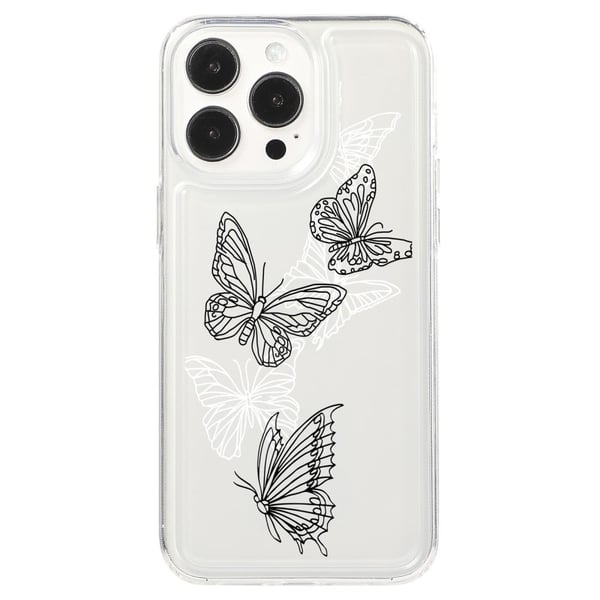 Supertynt og slitesterkt mykt deksel for iPhone 15 Pro - Style E