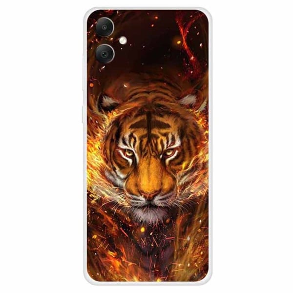 Imagine Samsung Galaxy A05 deksel - Flammende Tiger