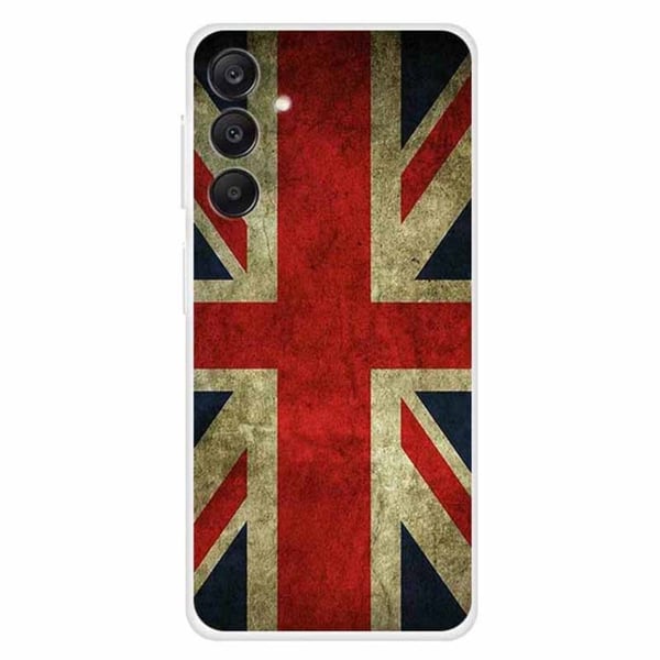 Imagine Samsung Galaxy A25 deksel - Britisk Flagg