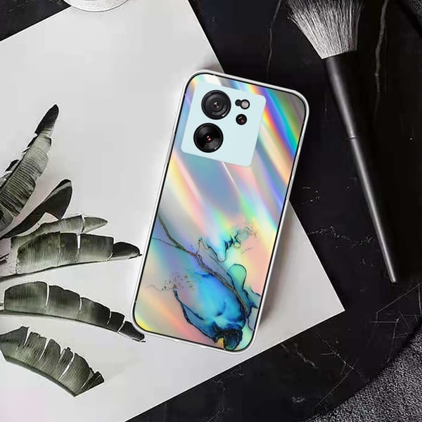 Marmordesign Xiaomi Redmi K60 Ultra / Xiaomi 13T / Xiaomi 13T Pro deksel - Blå
