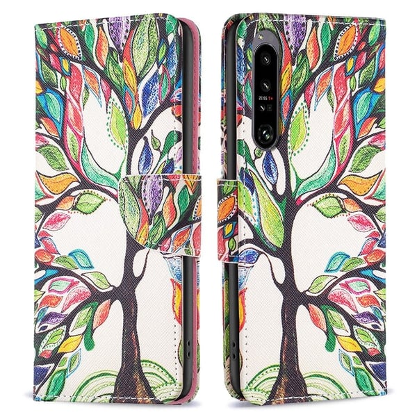 Wonderland Sony Xperia 1 VI flip kuoret - Elämän Puu