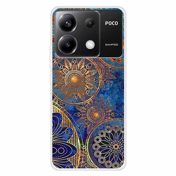 Imagine Xiaomi Redmi Note 13 Pro 5G / Xiaomi Poco X6 deksel - Gylden Blomst