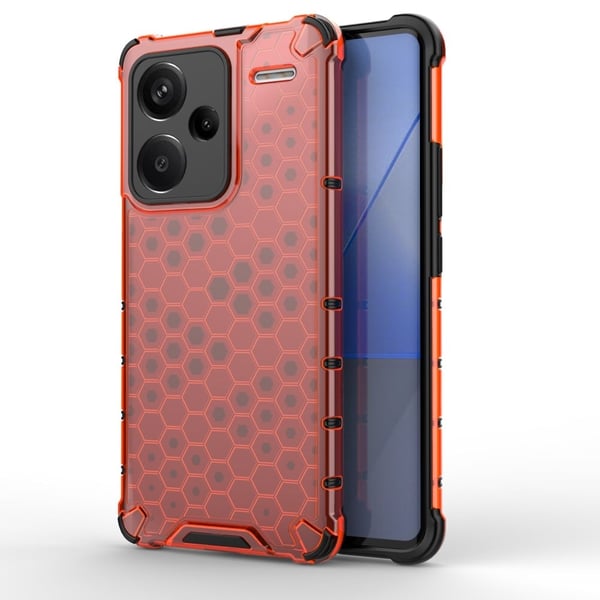 Bofink Honeycomb Xiaomi Redmi Note 13 Pro Plus deksel - Rød