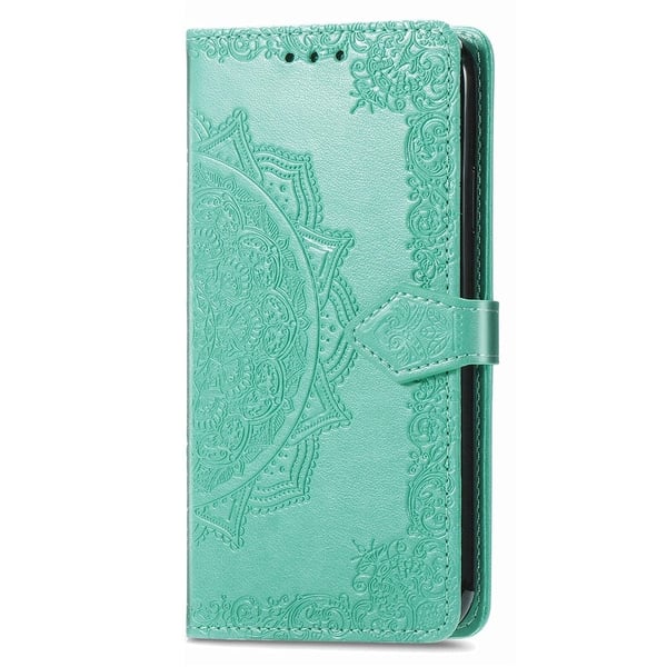 Mandala Sony Xperia 1 V etui i lær - Grønn