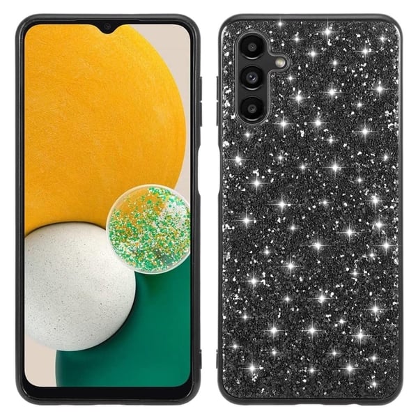 Glitter Samsung Galaxy A55 deksel - Svart